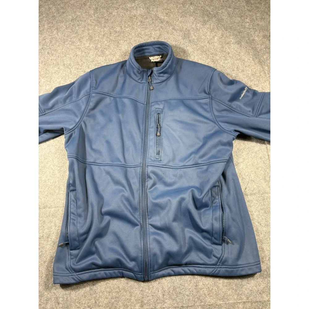 Avalanche Outdoor Supply Company Mens‎ Blue Weather Shield Full Zip Jacket XL